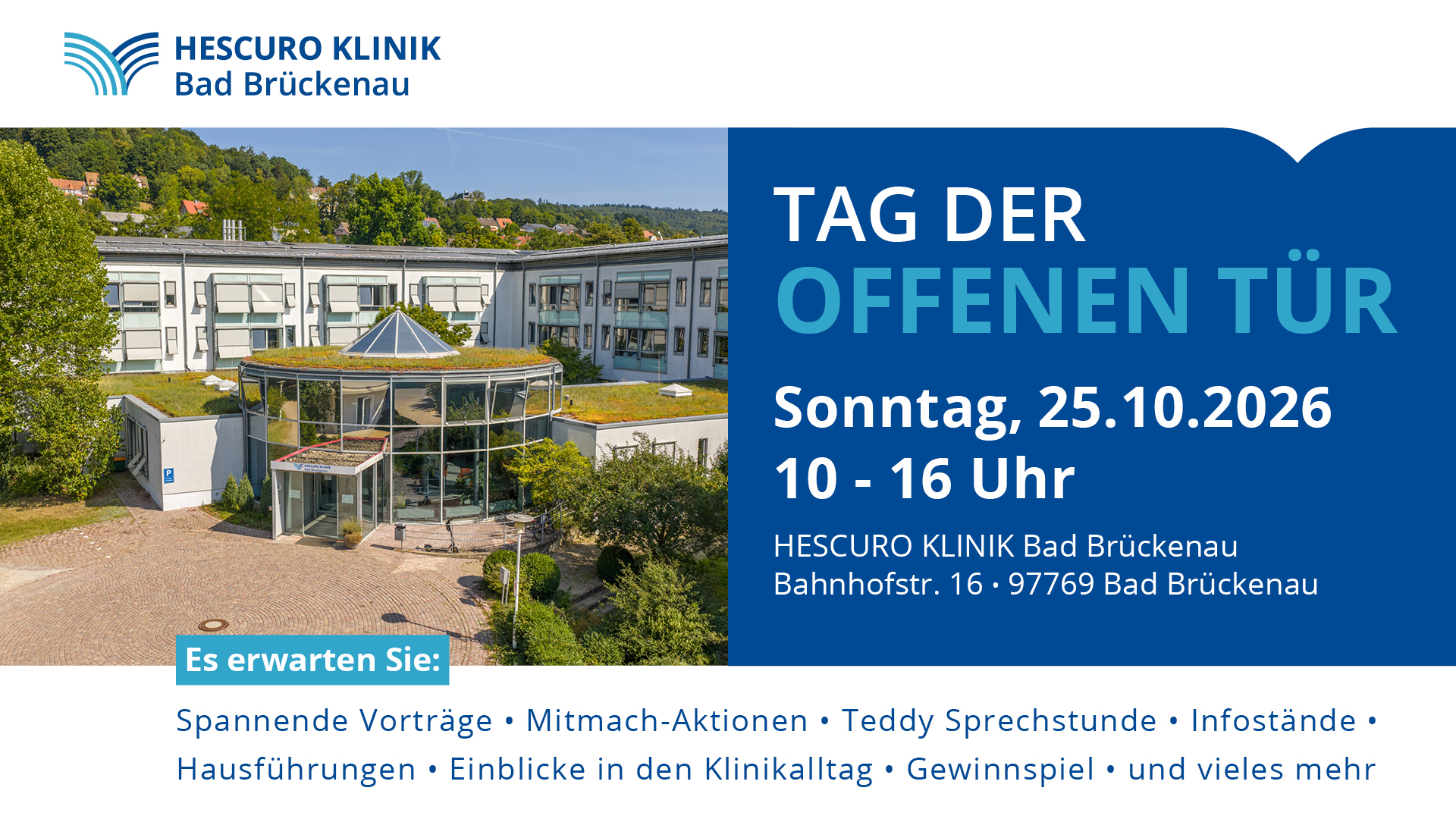 Tag der offenen Tür der HESCURO KLINIK Bad Brückenau
