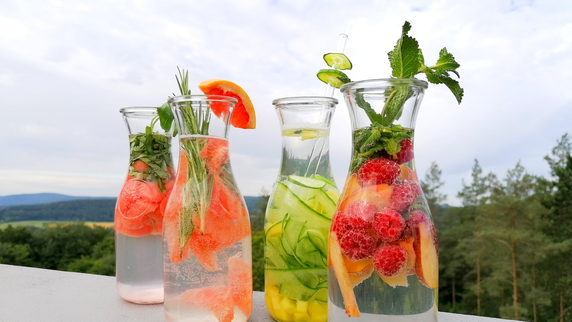 Rezept: Infused Water / aromatisiertes Wasser