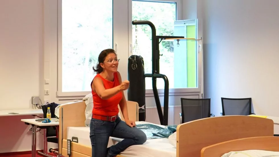 Jessica Walter beim Pflegetandem 2024
