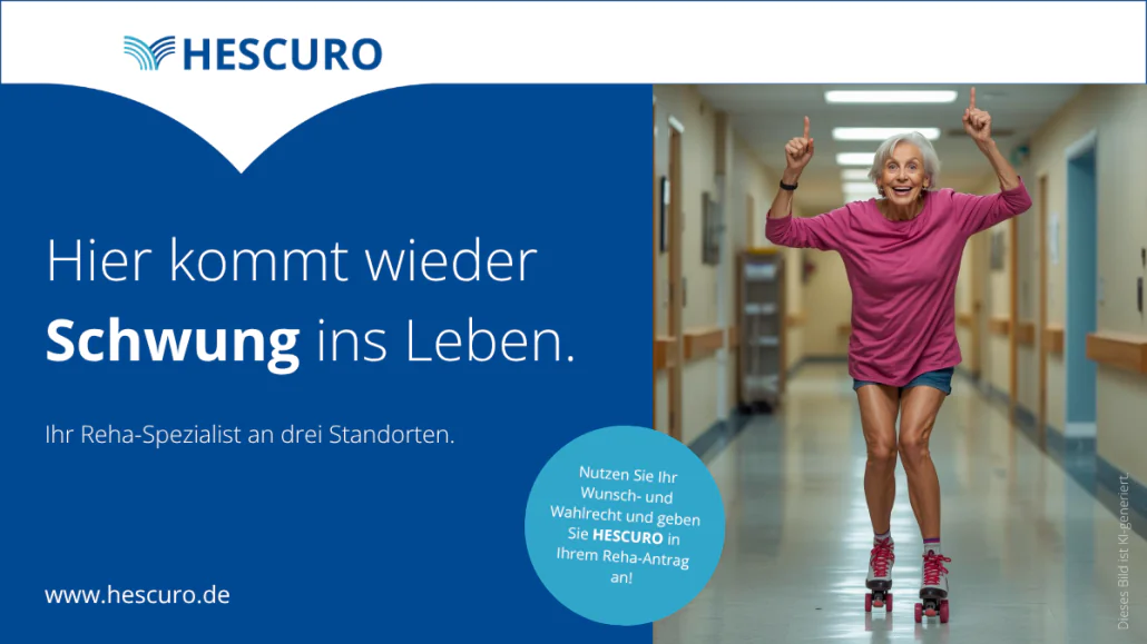 HESCURO Kampagne Orthopädie Geriatrie