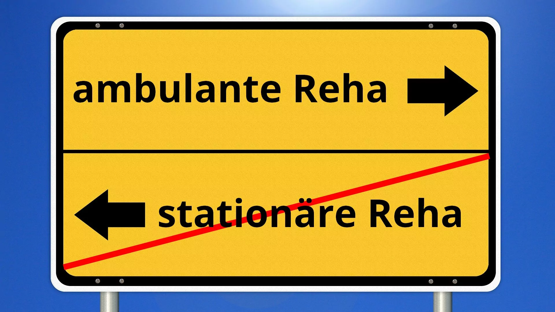 Die Reha wurde abgelehnt, weil die Krankenkasse / DRV die ambulante Rehabilitation einer stationären vorzieht.