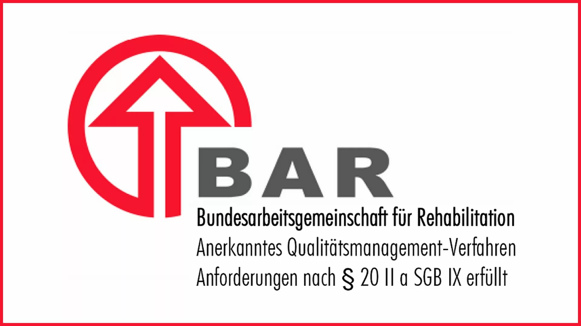  Die HESCURO Klinik Bad Kissingen ist BAR zertifiziert.