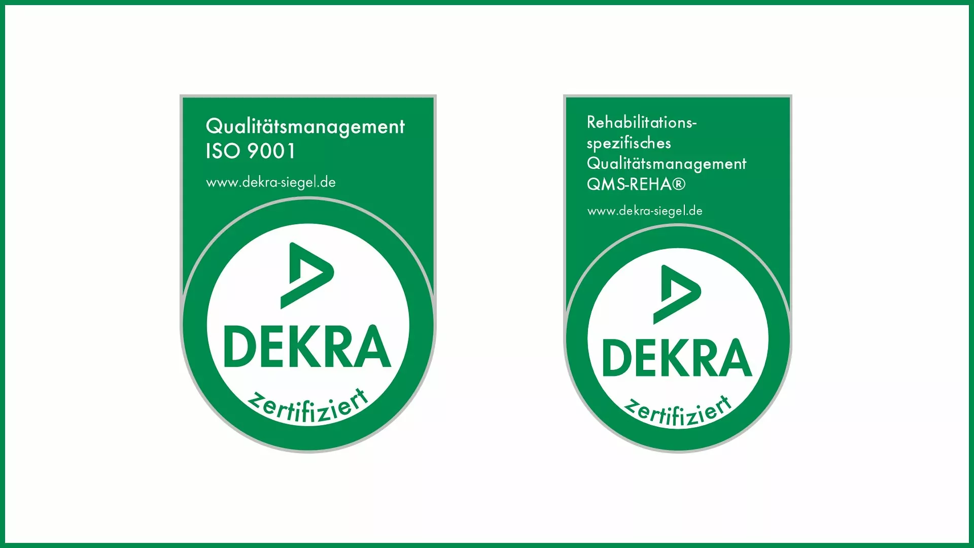Die HESCURO Klinik Bad Kissingen ist nach DIN ISO 9100 und QMS Reha zertifiziert.